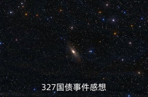 327國債事件感想