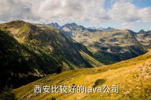  西安比較好的java公司