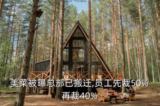 美菜被曝總部已搬遷,員工先裁50%再裁40%