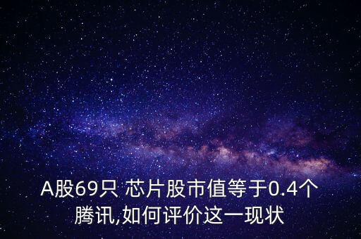 A股69只 芯片股市值等于0.4個(gè)騰訊,如何評(píng)價(jià)這一現(xiàn)狀