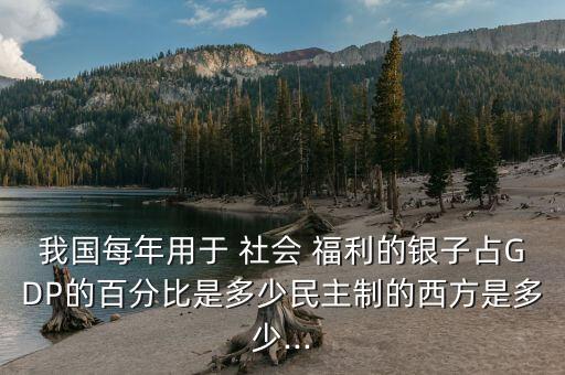 我國每年用于 社會 福利的銀子占GDP的百分比是多少民主制的西方是多少...