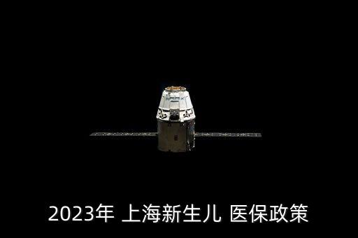 2023年 上海新生兒 醫(yī)保政策