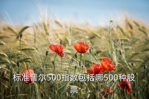 標準普爾500指數(shù)包括哪500種股票