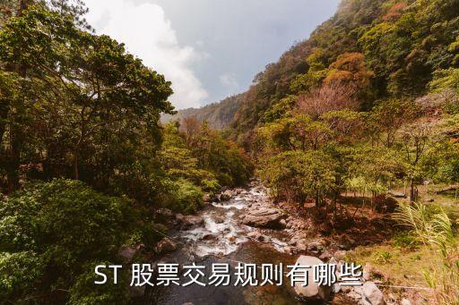 ST 股票交易規(guī)則有哪些