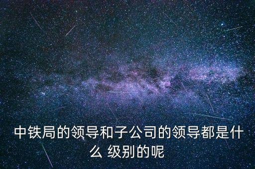 中國中鐵股份有限公司級(jí)別