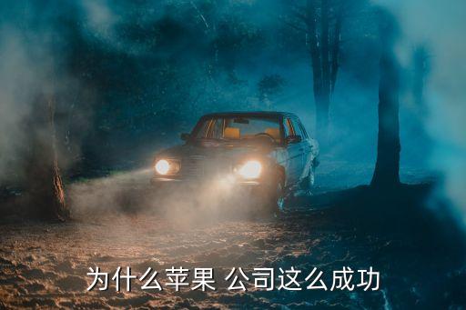 為什么蘋(píng)果 公司這么成功