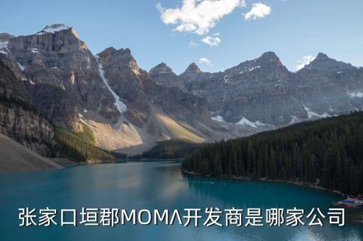 張家口垣郡MOMΛ開發(fā)商是哪家公司